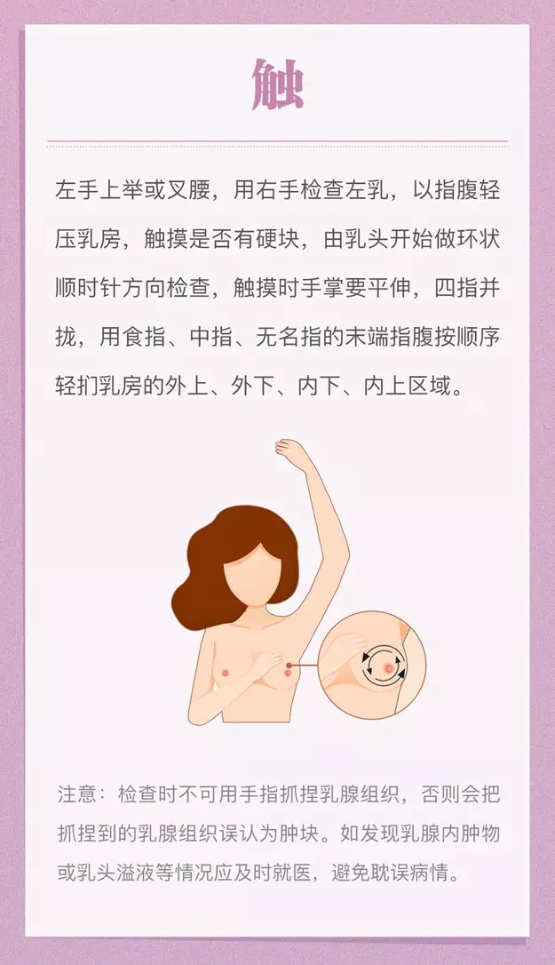 乳腺癌的早期信号与自查方法_精准落实