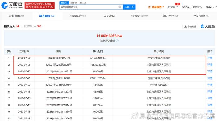 国美电器等被强制执行2.3亿，深度解析与执行背后的真相